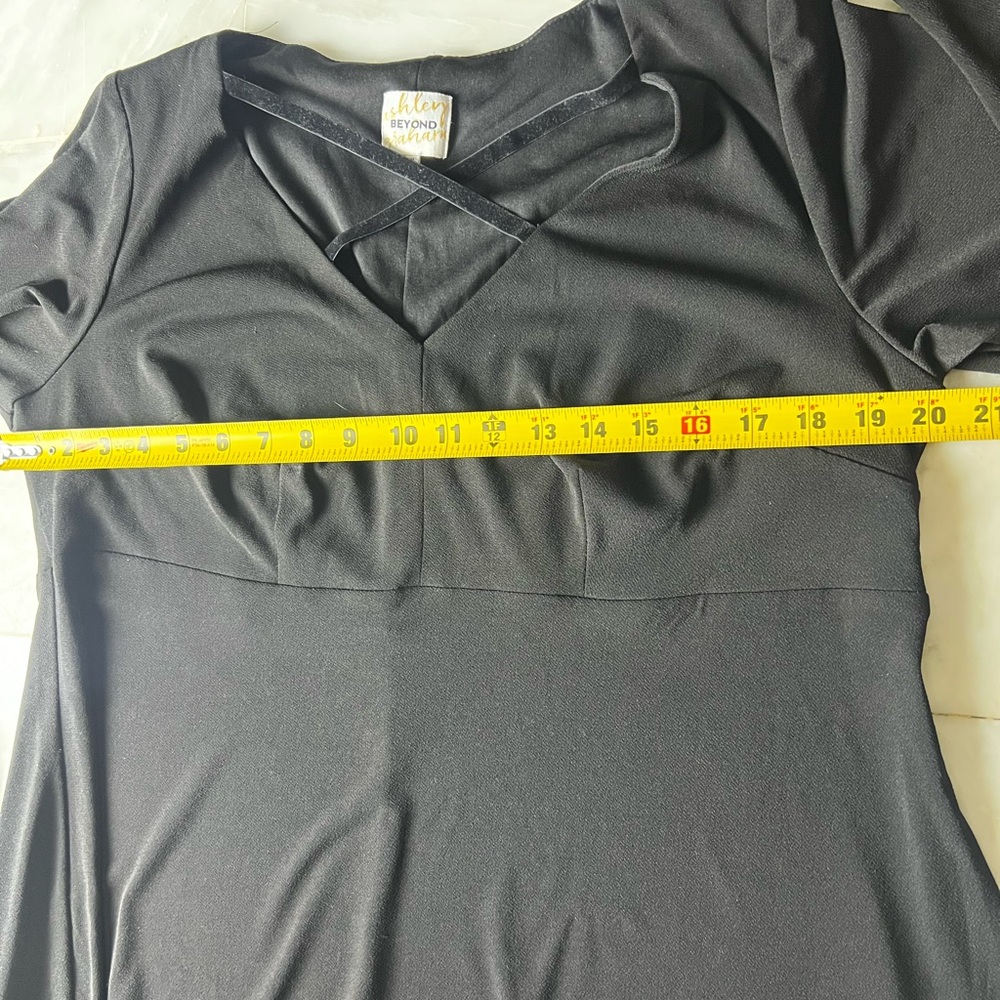 Ashley Graham Beyond Black Dress Size 14w - Picture 9 of 11